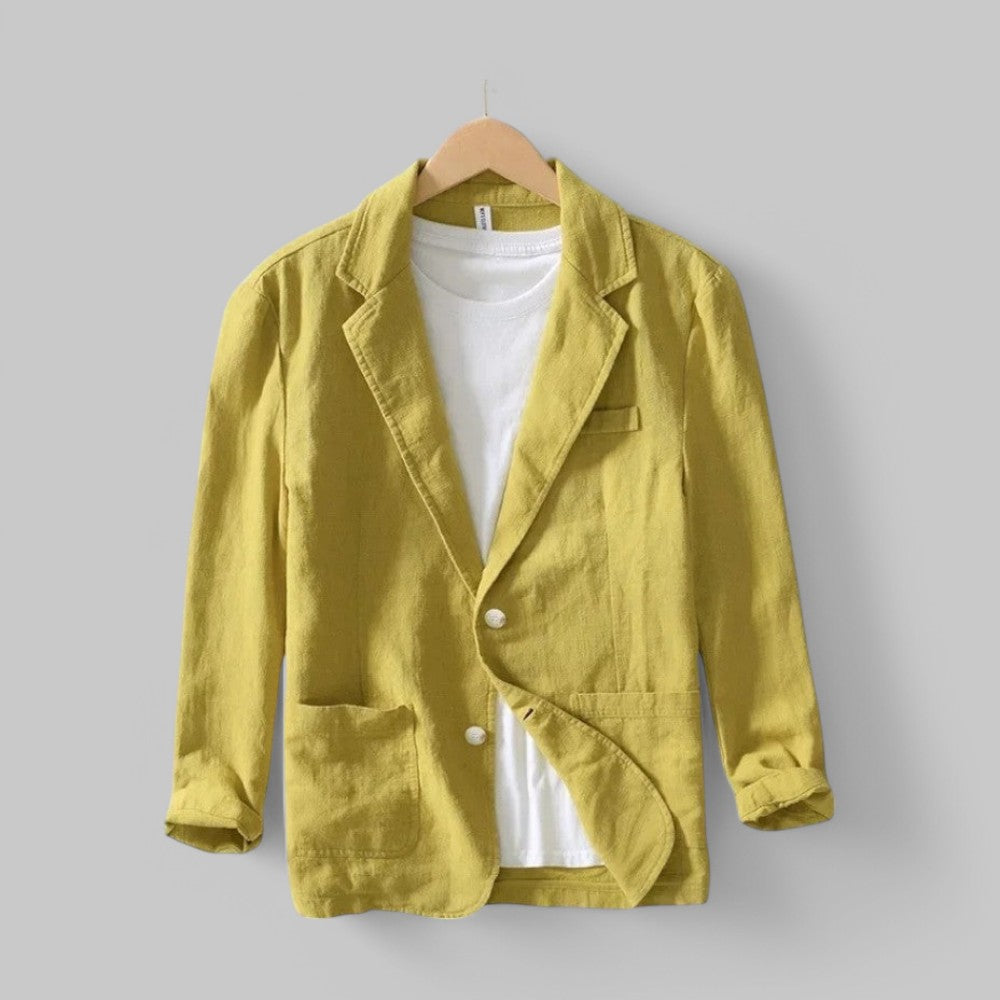 Linnen Cardigan Licht en Ademend