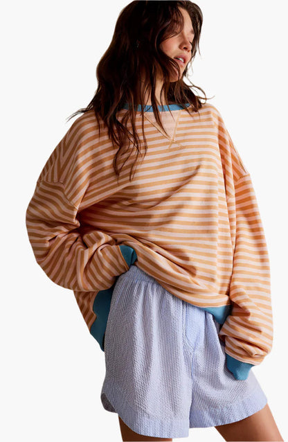 Oversize Felpa Dames, Comfortabel en Stijlvol
