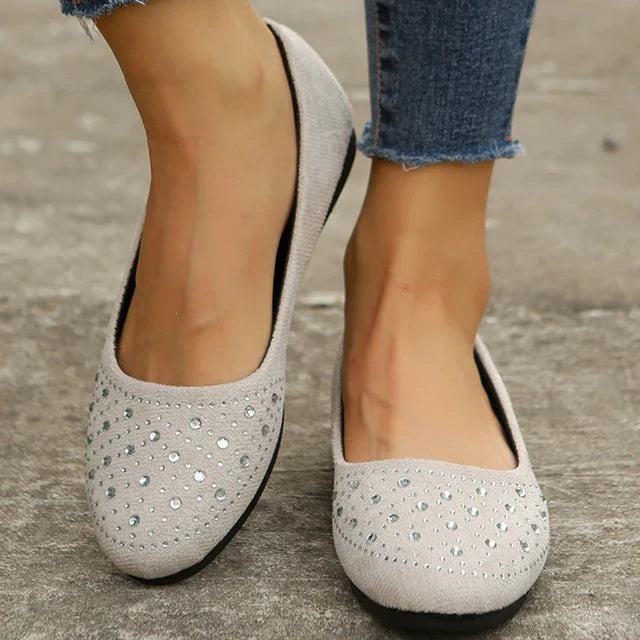 Kristallen Loafers voor Dames Lichtgewicht Elegant - StudioMarella