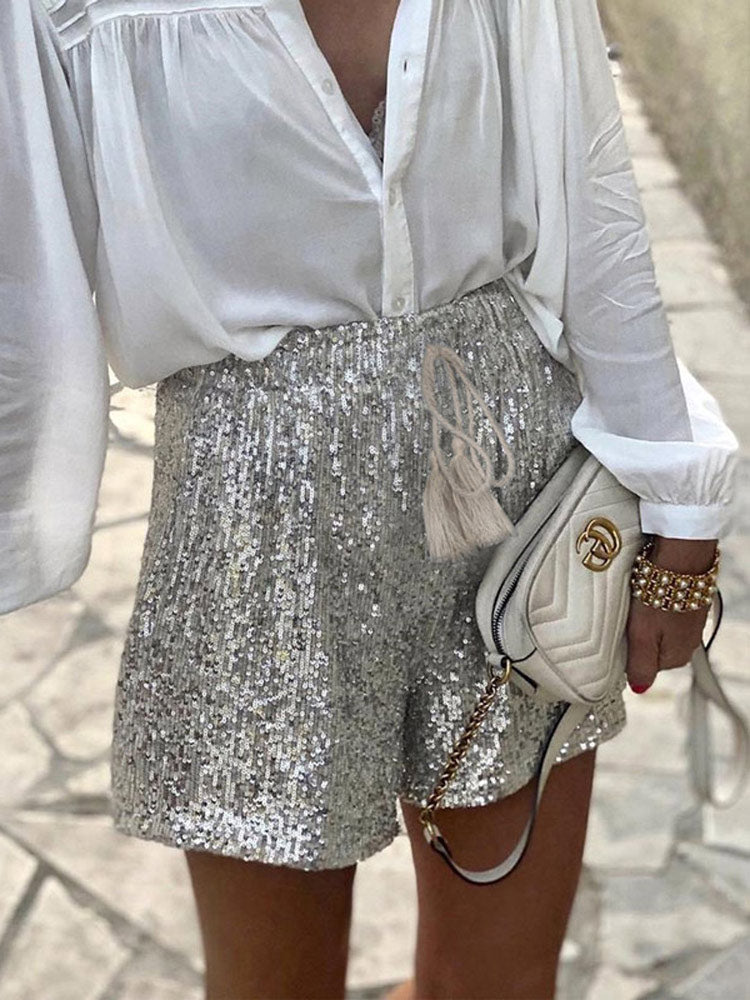 Festival Shorts Glitter Korte Broek voor Vrouw - StudioMarella