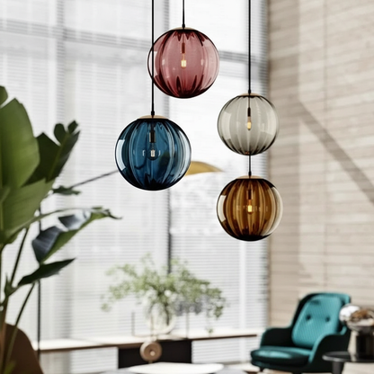 Hanglamp Glazen Bollen LED Geïntegreerd Eetkamer Woonkamer Moderne Plafondlamp Glazen Bol Pendellamp Sfeerverlichting