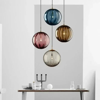 Hanglamp Glazen Bollen LED Geïntegreerd Eetkamer Woonkamer Moderne Plafondlamp Glazen Bol Pendellamp Sfeerverlichting