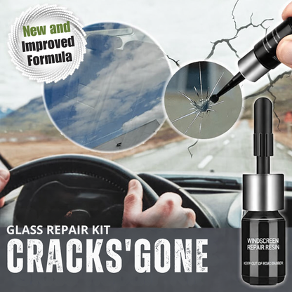 Glasreparatieset voor Autoruit en Smartphone | Professionele Herstelkit met Extra Sterke Formule | Transparant Resultaat