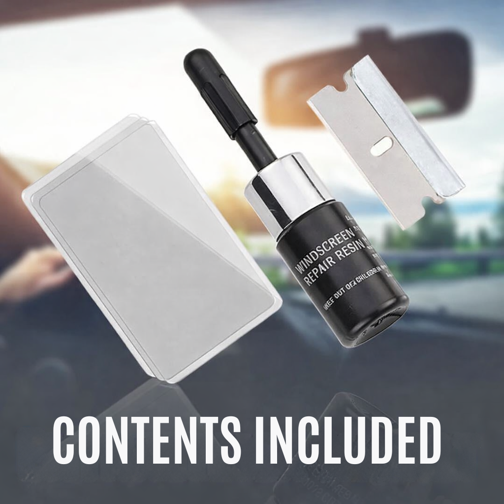 Glasreparatieset voor Autoruit en Smartphone | Professionele Herstelkit met Extra Sterke Formule | Transparant Resultaat