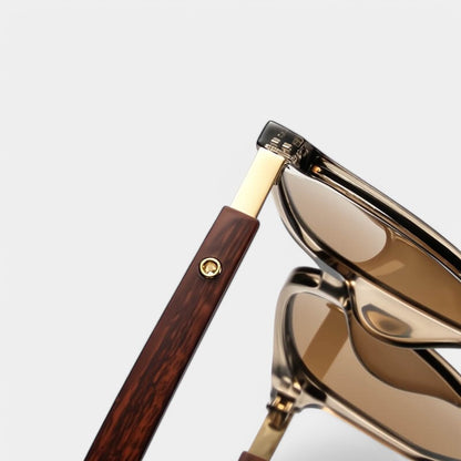 Vierkante Zonnebril voor Dames met UV400 Bescherming en Trendy Design