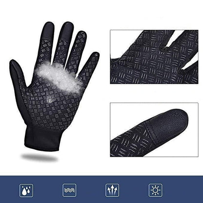 Waterbestendige en Winddichte Handschoenen – Zachte Fleece Voering Thermo Touchscreen Compatibel – Unisex Winter Handschoenen Outdoor Sport Fietsen Wandelen