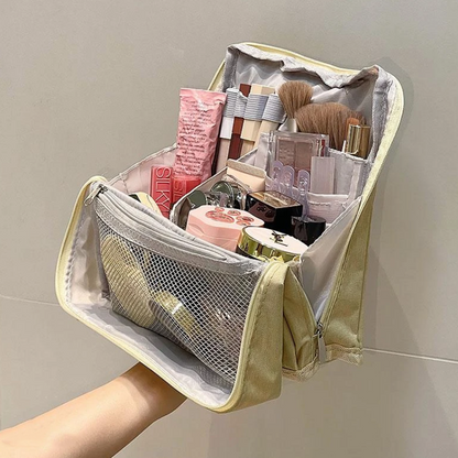 Georganiseerde Reiscosmeticatas – Compacte Make-up Organizer voor Onderweg