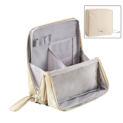 Georganiseerde Reiscosmeticatas – Compacte Make-up Organizer voor Onderweg