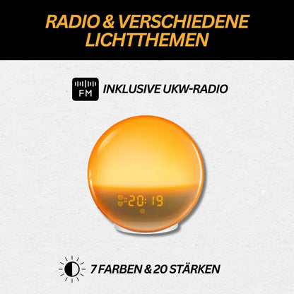 Lichtwekker met Natuurgeluiden & Zonsopgang – Zacht Wakker Worden met Licht en Geluid