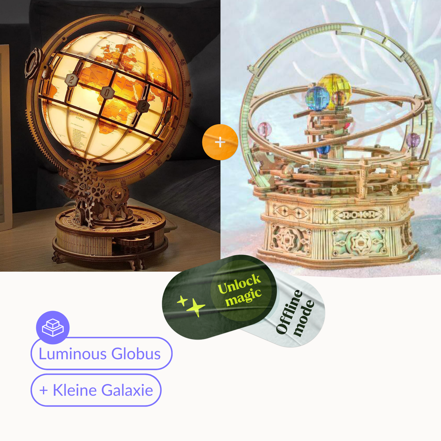 Globus Lamp Glow in the Dark Inspirerend Decoratie