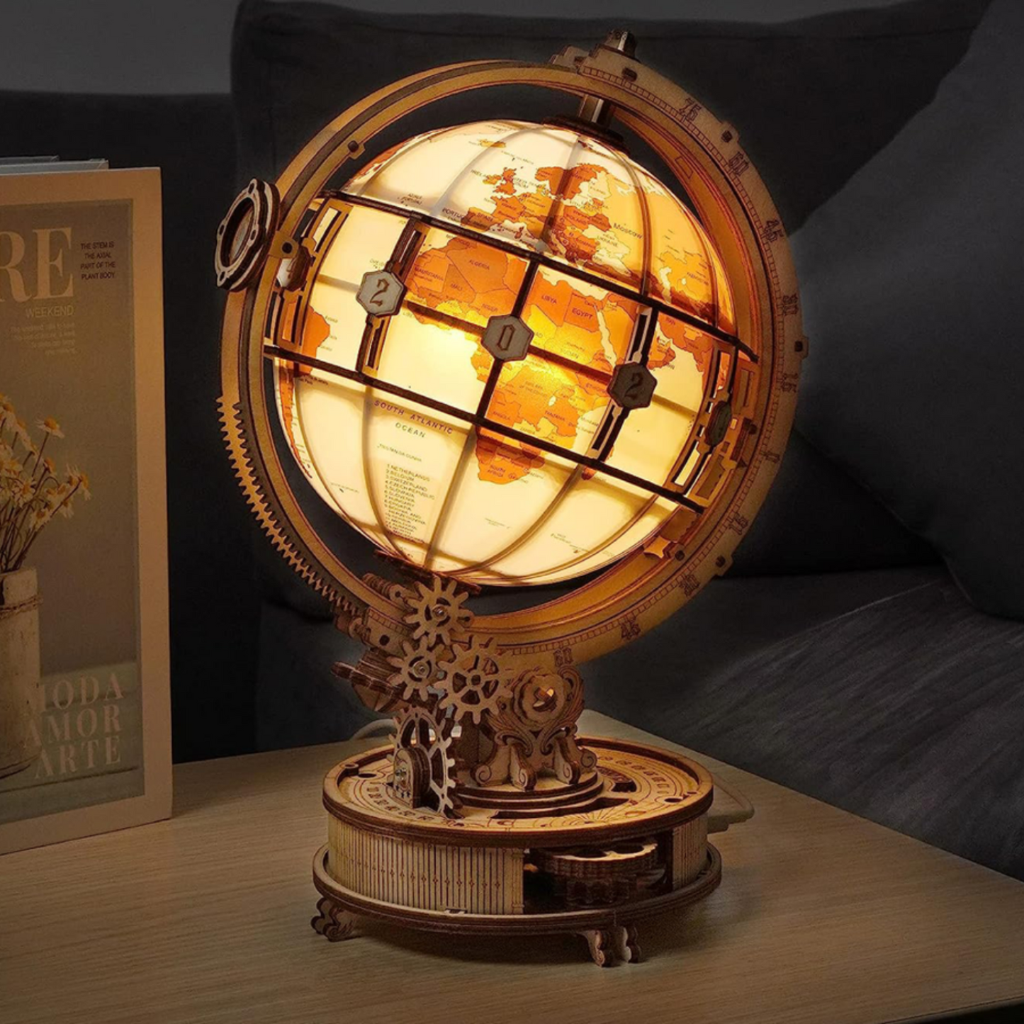 Globus Lamp Glow in the Dark Inspirerend Decoratie - StudioMarella