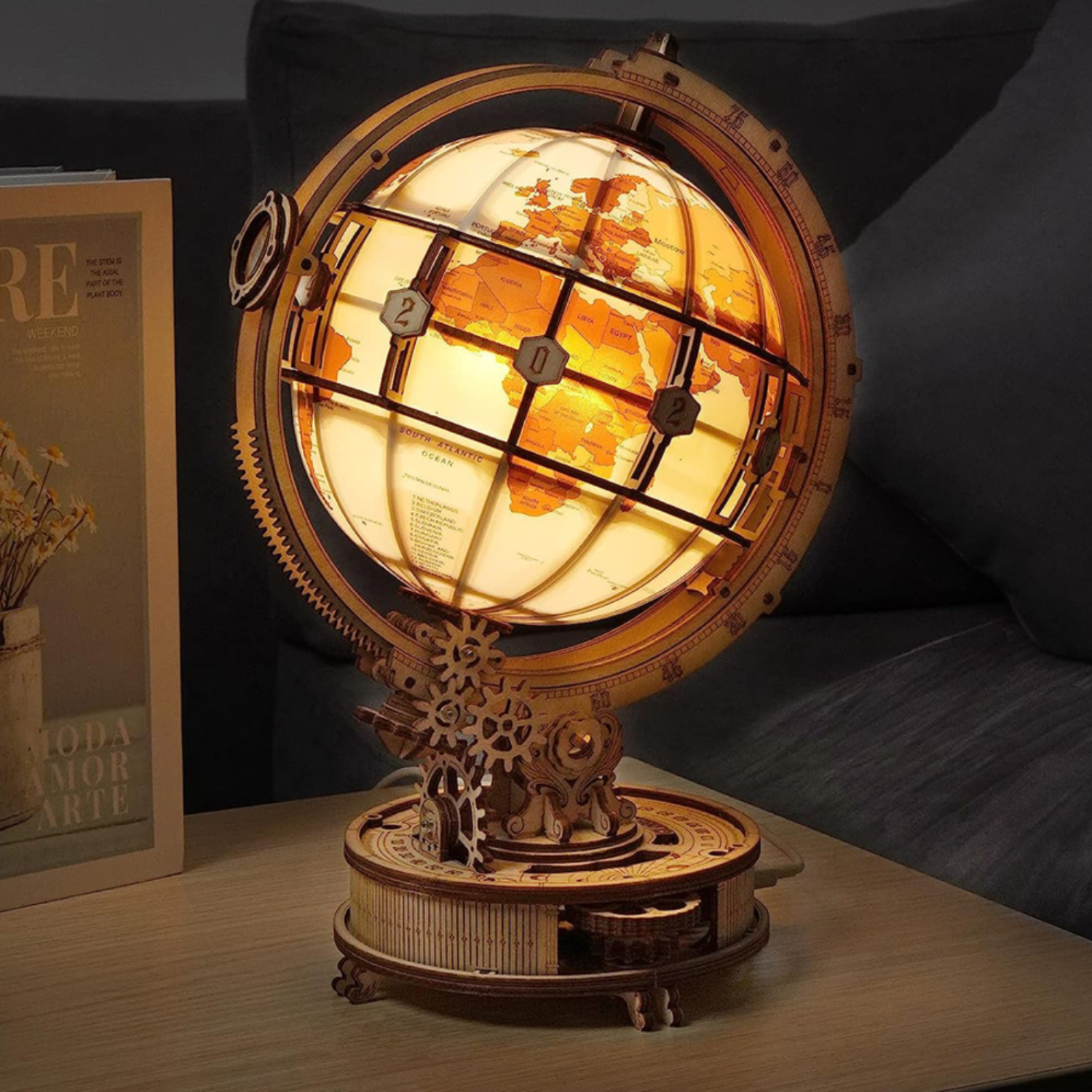 Globus Lamp Glow in the Dark Inspirerend Decoratie - StudioMarella
