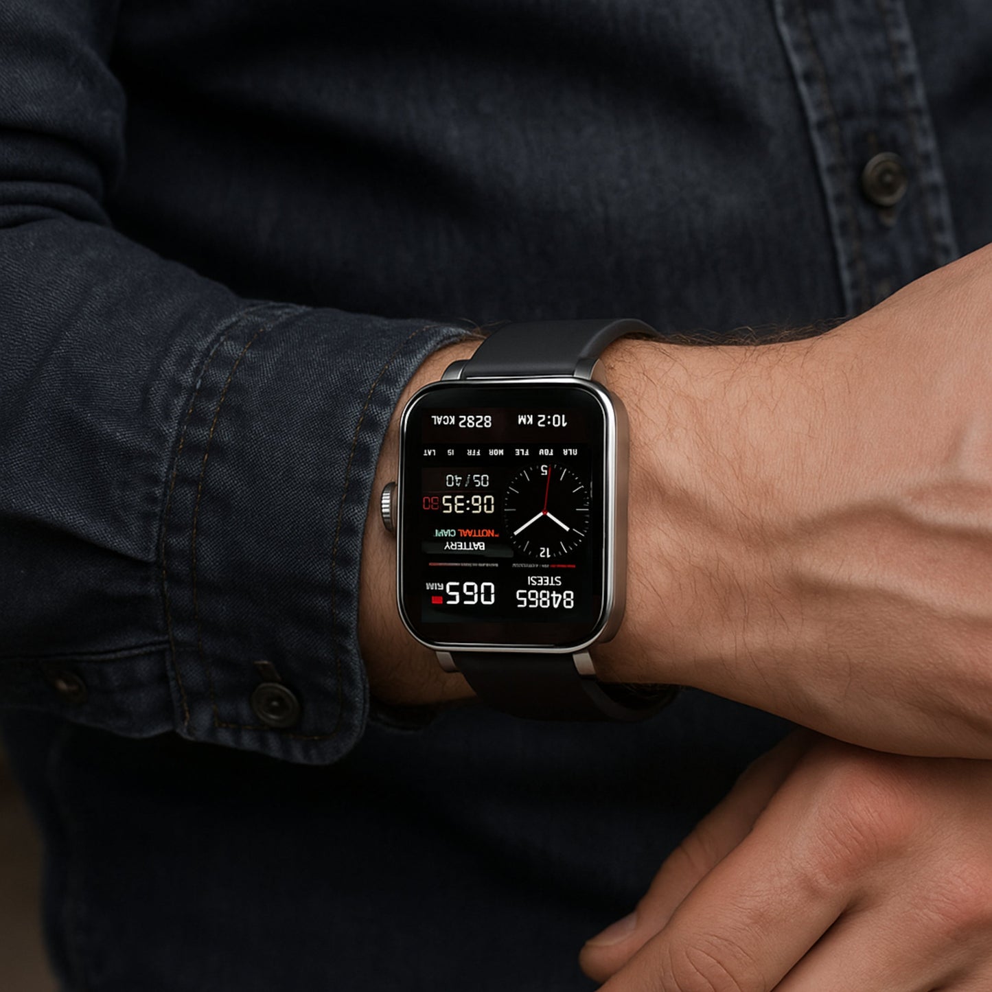 Non-Invasieve Glucosemeter Smartwatch met Realtime Monitoring en Trendanalyse voor Bloedsuikerbeheer