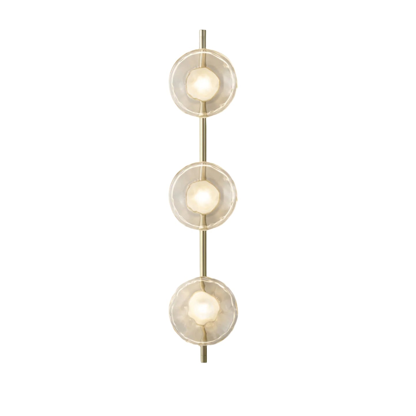 Wandlamp Glas Rond Scandinavisch LED 5W Zwart Goud 20cm Design