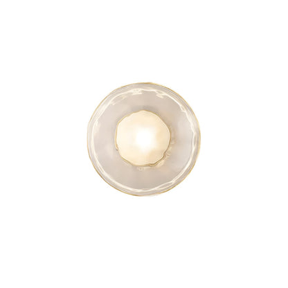 Wandlamp Glas Rond Scandinavisch LED 5W Zwart Goud 20cm Design