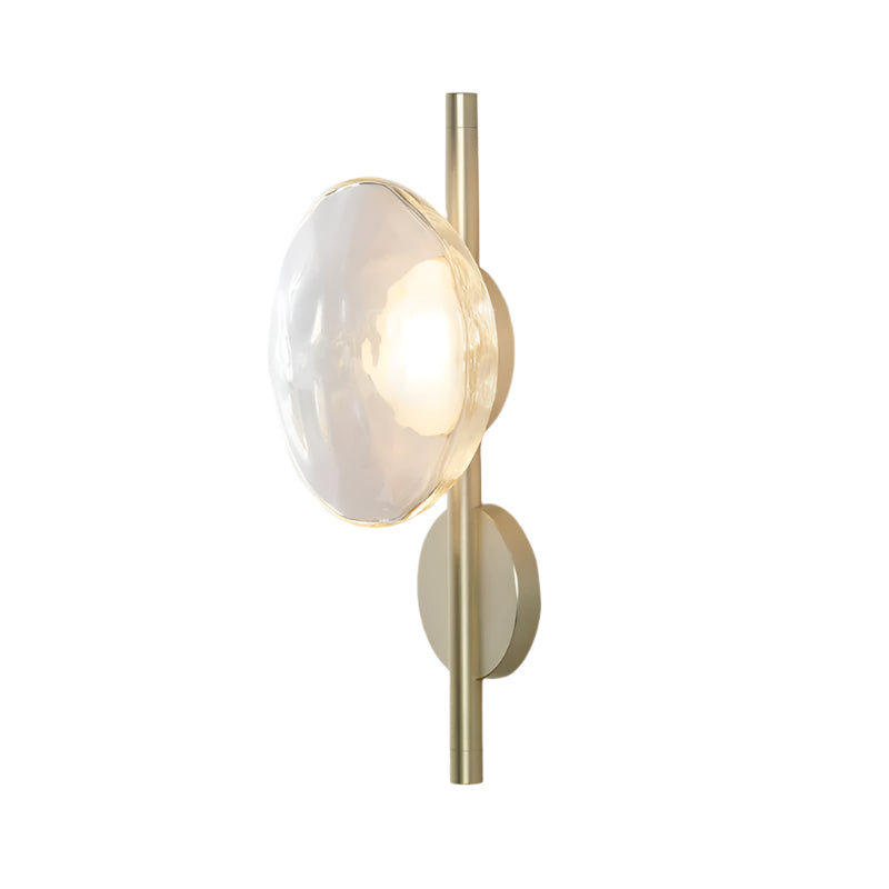 Wandlamp Glas Rond Scandinavisch LED 5W Zwart Goud 20cm Design