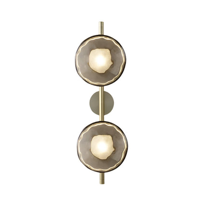 Wandlamp Glas Rond Scandinavisch LED 5W Zwart Goud 20cm Design