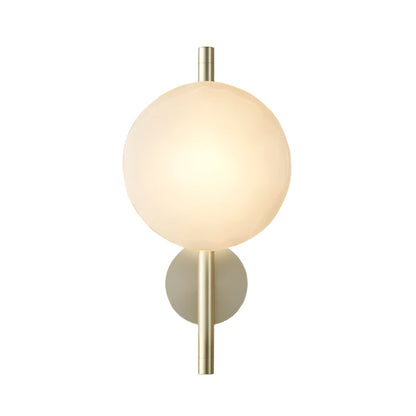 Wandlamp Glas Rond Scandinavisch LED 5W Zwart Goud 20cm Design