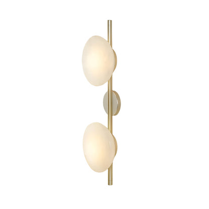 Wandlamp Glas Rond Scandinavisch LED 5W Zwart Goud 20cm Design
