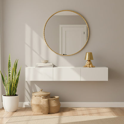 Moderne Tafellamp met Sculptuur – Goudkleurige Broers met Ingebouwde Accu en LED – Artistieke Verlichting voor Woonkamer, Slaapkamer & Bureau