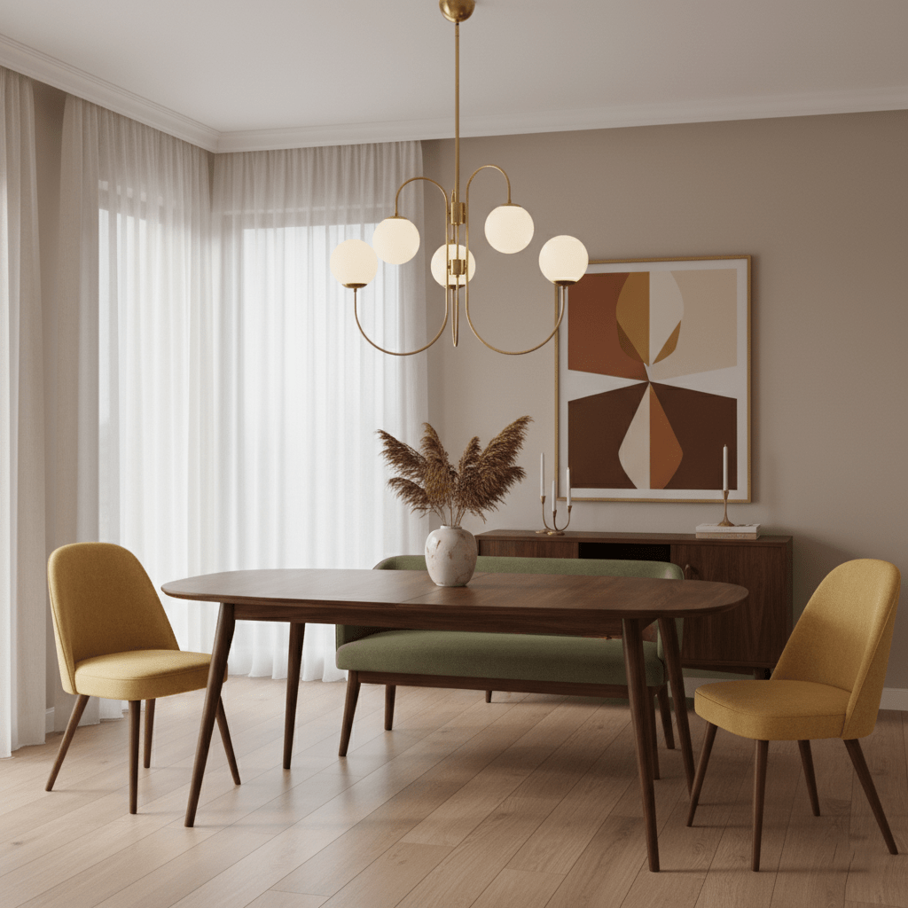 Zwanenhals Kroonluchter Ø76 cm – 8-Lichts Hanglamp met Glazen Bollen Goud/Zwart