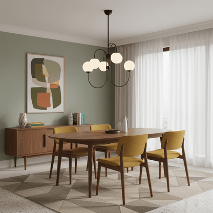 Zwanenhals Kroonluchter Ø76 cm – 8-Lichts Hanglamp met Glazen Bollen Goud/Zwart