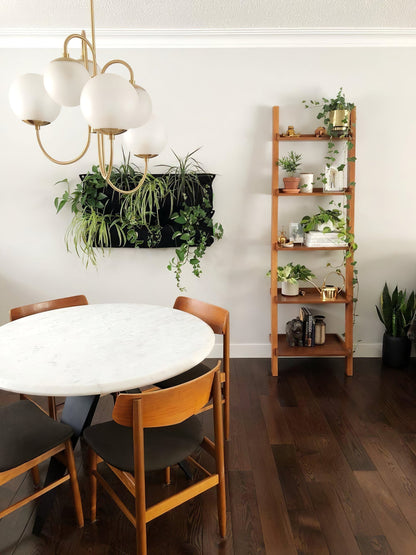 Zwanenhals Kroonluchter Ø76 cm – 8-Lichts Hanglamp met Glazen Bollen Goud/Zwart