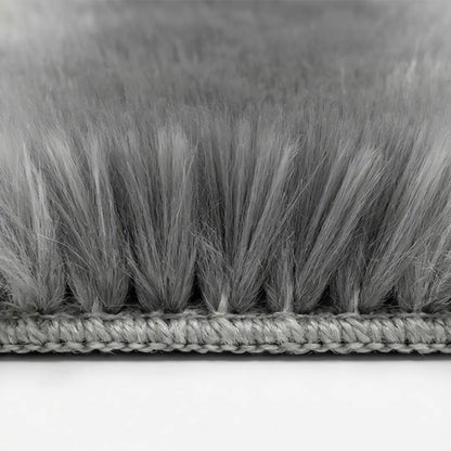 Hoogpolig Pluche Vloerkleed met Kleurverloop – Antislip & 4cm Dikte voor Luxe Comfort in Woonkamer, Slaapkamer of Gang