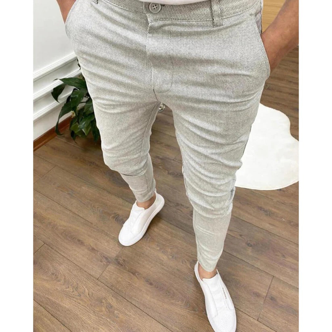 Elegante Herenbroeken Comfortabel Zwart