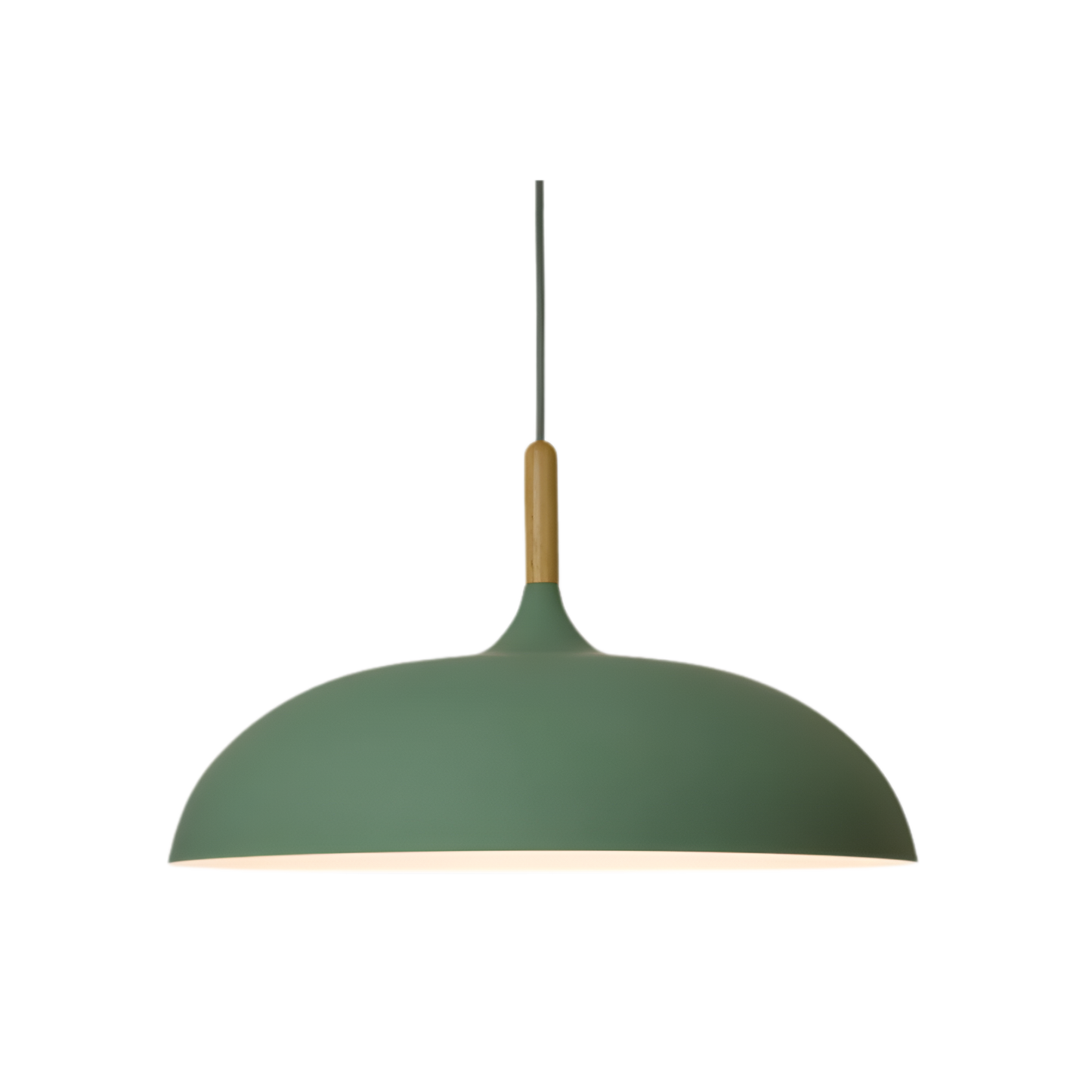 Hanglamp Hout IJzer Scandinavisch Japandi Rond E27 Ø35 Ø60 Eetkamer Keuken