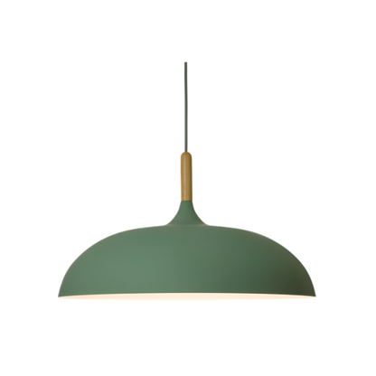 Hanglamp Hout IJzer Scandinavisch Japandi Rond E27 Ø35 Ø60 Eetkamer Keuken