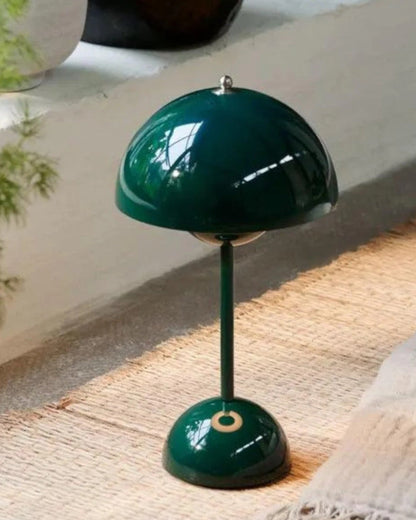 Tafellamp LED Metaal 28cm Grijs Dimbaar Bureau Nachtkast Scandinavisch Design Lamp Modern Minimalistisch