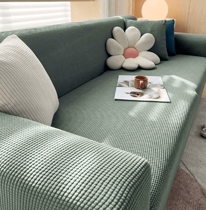 Bankbeschermer met Antislip – Luxe Geribde Bankhoes voor Bescherming & Comfort