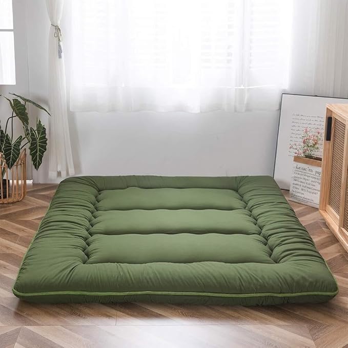 Opvouwbaar Futonmatras 10cm Dik Japanse Slaapmat Volwassenen Kinderen Tatami Yogamat Reisbed Gastenkamer