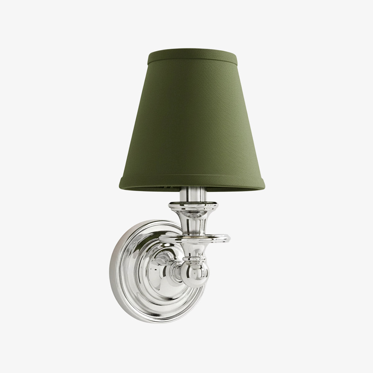 Wandlamp met stoffen kap en zwanenhalsarm – smeedijzeren armatuur met verstelbare leeslamp