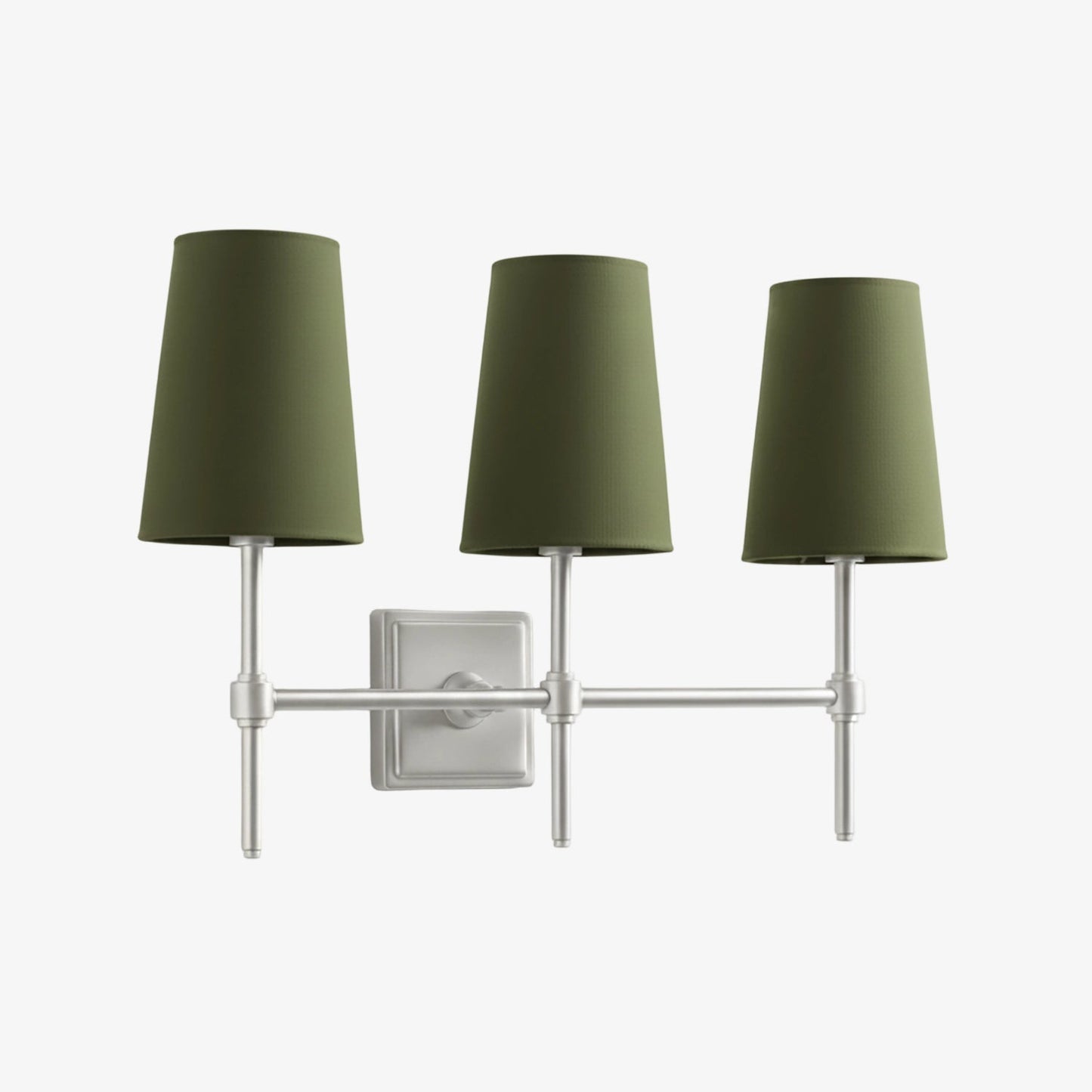 Wandlamp met linnen kap - retro metalen wandverlichting voor slaapkamer en gang