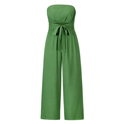 Vrouwelijke Jumpsuit Zwart Warme Winter Collectie