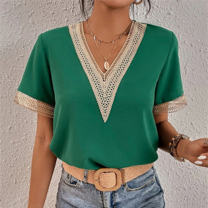 Dames T-Shirt Zomerse Losse Fit Elegant