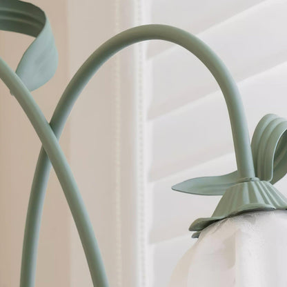 Vloerlamp Bloem Design Groen Wit Metaal 170cm 2-3 Lichts LED Sfeerlamp Woonkamer Slaapkamer