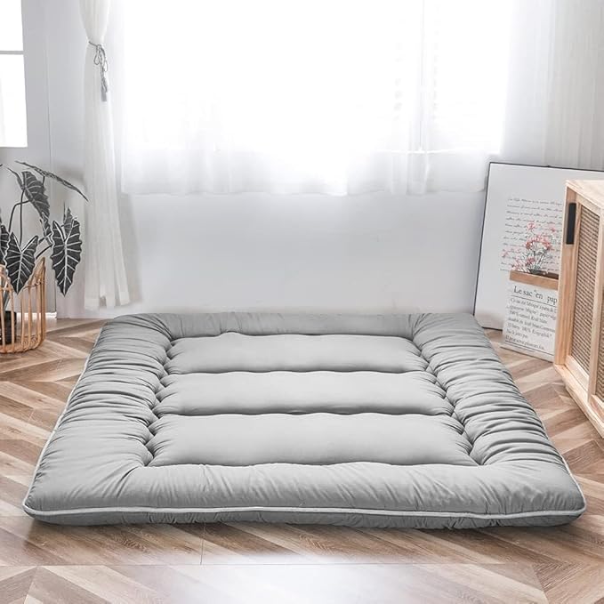 Opvouwbaar Futonmatras 10cm Dik Japanse Slaapmat Volwassenen Kinderen Tatami Yogamat Reisbed Gastenkamer