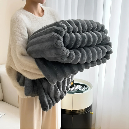 Zachte Flanellen Plaid – Luxe & Warme Deken voor Woonkamer en Slaapkamer