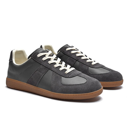 Heren Sneakers Low-Top met Veters en Stiksels