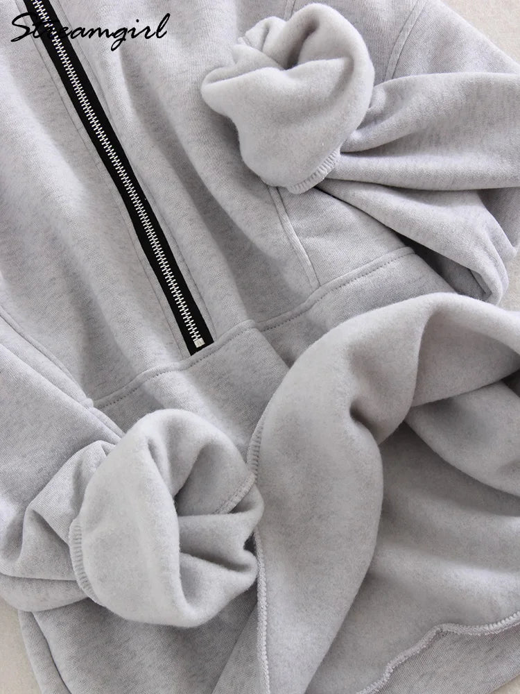 Comfortabele Sweater Set Half Zip voor Elke Dag