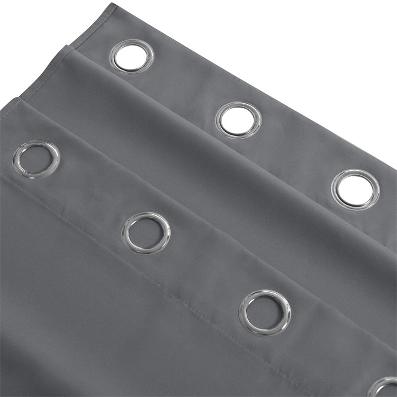 Waterdicht Buitengordijn Zware Stof Windbestendig UV-bescherming Privacy 1 Paneel Taupe Grijs Navy