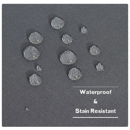 Waterdicht Buitengordijn Zware Stof Windbestendig UV-bescherming Privacy 1 Paneel Taupe Grijs Navy