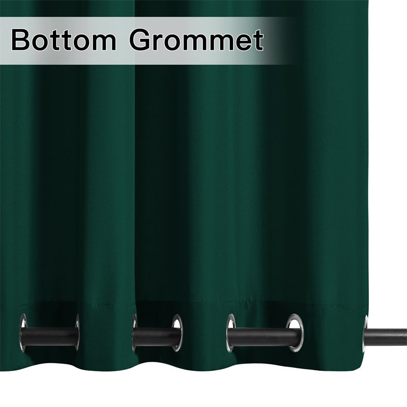 Waterdicht Buitengordijn Zware Stof Windbestendig UV-bescherming Privacy 1 Paneel Taupe Grijs Navy