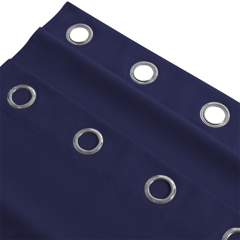 Waterdicht Buitengordijn Zware Stof Windbestendig UV-bescherming Privacy 1 Paneel Taupe Grijs Navy