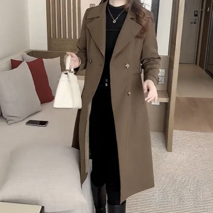 Dames Jas Lange Elegante Wintermantel voor Vrouw