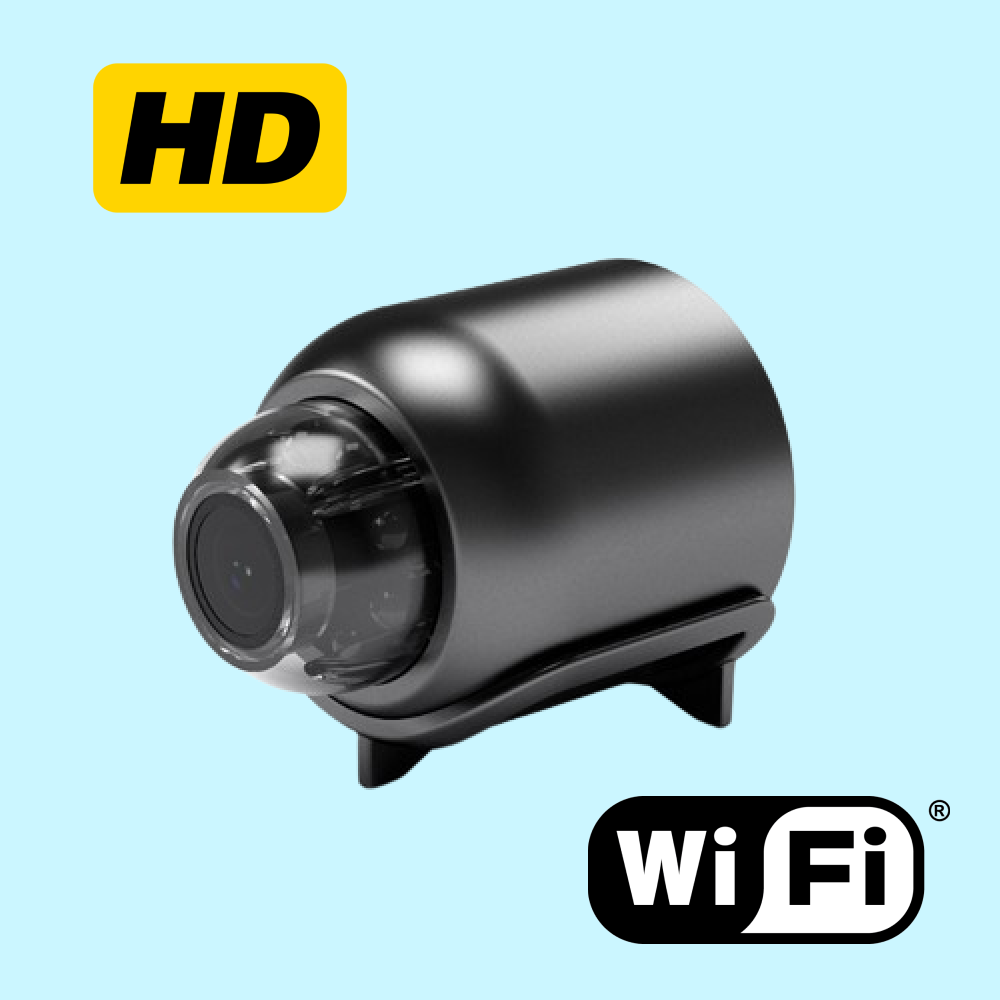 Waterdichte Mini Beveiligingscamera met Nachtzicht WiFi 1080P HD 160° Brede Hoek