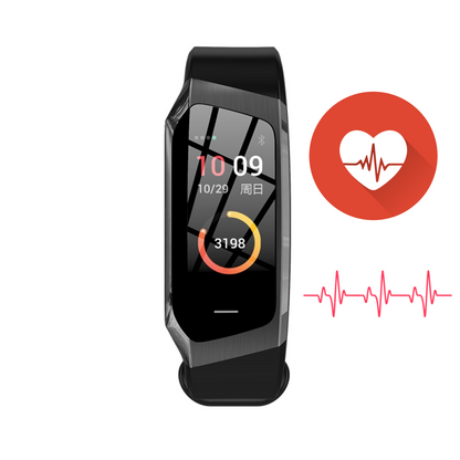 Slimme Fitness Tracker met Hartslagmeter en Bloeddrukfunctie - 24/7 Gezondheidsmonitoring & Sporttracking